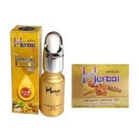 ราคา ครีมขมิ้น เฮอร์เบิล Herbal เซรั่มขมิ้นทองคำ ของแท้ พร้อมส่ง (6360341064)