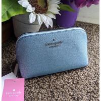 ราคา [[พร้อมส่งแท้%]] Kate Spade K9263 Shimmy Glitter Small Cosmetic Case Makeup Pouch (18889560626)