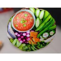 ราคา หมอนพิมพ์ลายน้ำพริกปลาทู ขนาด 45 ซม พิมพ์ลายอาหาร เป็นของขวัญแนวใหม่ อัดใยสังเคราะห์นิ่มเด้ง (19607580495)