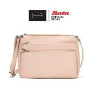 ราคา Bata บาจา ยี่ห้อ Prive กระเป๋าสะพาย กระเป๋ามีสายสะพาย กระเป๋าถือ กระเป๋าหนัง PU สำหรับผู้หญิง รุ่น Phoebe สีดำ 9016810 (29719677468)