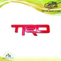 ราคา โลโก้ "TRD" size L สูง 7.5เซน สีแดง ไฮลัค รีโว้ ร็อคโค สี แดง Hilux Revo, Rocco Toyota 2 , 4 ประตู ปี2014-2018 (5579636357)