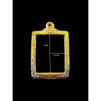 ราคา กรอบพระ ตลับสมเด็จ ตลับสมเด็จฝังเพชรหัวสิงห์ กรอบงานทองอิตาลี2.4*3 (26011167205)