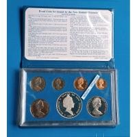 ราคา New Zealand Proof Set 7 Coins 1982 With One Dollar Silver (27874544518)