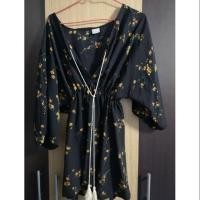 ราคา เสื้อกีโมโนลายดอกสีเหลือง (6440328983)