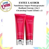ราคา Estée Lauder Nutritious Super-Pomegranate Radiant Energy 2-in-1 Cleansing Foam Duo (2 x 125ml) (8176080848)