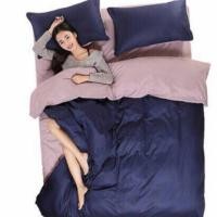 ราคา ชุดเครื่องนอนผ้า cotton ใยขนห่านเทียม ขนาด 6 ฟุต king size สี กรม-กะปิ (2423100416)