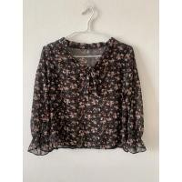 ราคา เสื้อลายดอกไม้ ใส่ทำงาน ผ้าชีฟองใส่สะบาย (15925064418)