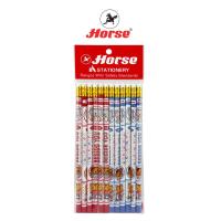 ราคา Horse ตราม้า ดินสอดำ HB ลายการ์ตูน H-121 จำนวน 12 แท่ง/แพ็ค (9001936385)
