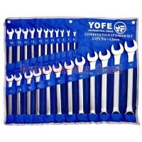 ราคา YOFE ชุดประแจ ข้างแหวน ปากตาย ประแจแหวนข้างปากตาย 6-32mm 23ชิ้น (สีนำ้เงิน) (9276916163)