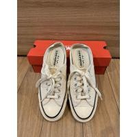 ราคา CONVERSE รองเท้าผ้าใบ SNEAKERS คอนเวิร์ส CHUCK 70 MULE RECYCLED CANVAS SLIP WHITE UNISEX สีขาว ขนาด UK 4 สวยเหมือนใหม่ (26224390505)