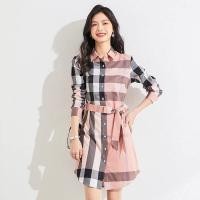 ราคา เดรสสีชมพู ลายผ้าขาวม้า (23474588186)