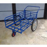 ราคา (ล้อมือสอง17นิ้ว)รถเข็นสามล้อโครงเหล็กสีน้ำเงิน(ขนาด70x130cm)เหล็กหนา(ล้อหน้าแม็กซ์เหล็ก ยางตัน) (19929367238)