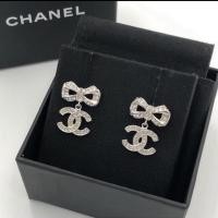 ราคา New Chanel Earrings ต่างหูโบว์ตุ้งติ้ง (4441451325)