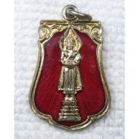 ราคา เหรียญ หลวงพ่อบ้านแหลม วัดเพชรสมุทรฯ รุ่นพระเทพเสด็จ ปี2525 กะไหล่ทองลงยา (26261053589)