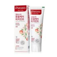 ราคา ยาสีฟัน Pleasia Natural smile กลิ่น Peach mint total care ขนาด100ml (7415362746)