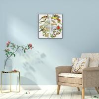 ราคา โฟร์ซีซั่นก11กะรัตไม่มีเย็บปักถักร้อยเต็มรูปแบบที่เรียบง่ายทันสมัยปักครอสติงานศิลปะตกแต่งผนัง55x55เซนติเมตร (27068950407)