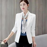 ราคา SUIT เสื้อสูท เสื้อแจ็คเก็ต Blazer ใส่ทำงาน คลุมไหล่ ผ้าคุณภาพอย่างดี มีซับใน แขนยาว พร้อมส่ง (25669787972)