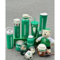 ราคา Starbucks 2024 แก้วกาแฟเซรามิค สเตนเลส แบบพกพา ลายตุ๊กตาหมี สไตล์จีน (25729745479)