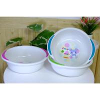 ราคา กะละมัง กะละมังอเนกประสงค์ กะละมังล้างผัก สีขาว ขนาด 30ซม. มีหูหิ้ว ลายการ์ตูน (22306208899)