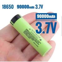 ราคา หัวแบน ถ่านชาร์จ 18650 Battery 90000mAh ถ่านชาร์จ 18650 ถ่านชาร์จ Li-ion อเนกประสงค์ ถ่านไฟฉาย ถ่านชาร์จคุณภาพสูง (26520168111)