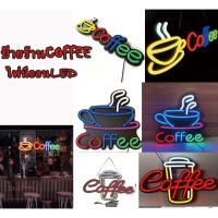 ราคา ป้ายหน้าร้านกาแฟ ป้ายกาแฟ ป้ายcoffee ป้ายร้านcoffee ไฟนีออน ป้ายไฟcoffee (21477762030)