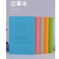 ราคา สมุดโน๊ต ลายยิ้ม สมุดบันทึก 95 แผ่น สมุดเลคเชอร์ 21.5x15cm สมุดเขียน สมุดไดอารี่ ปกหนังหนา สมุดโน๊ต No.3509MKK (15197487125)