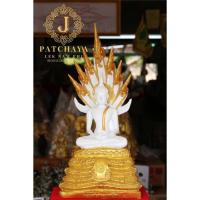 ราคา พระนาคปรก หล่อจากแร่เหล็กน้ำพี้แท้ ขนาดหน้าตัก 6 นิ้ว ,สูง 14.5นิ้ว (26800517705)