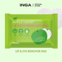 ราคา Inga Apple Heart Lip & Eye Remover Pad (2 แบบ) (29204606755)