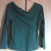 ราคา เสื้อยืดคอปาด ไหล่เฉียง แขนยาว (5732231339)