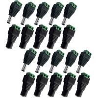 ราคา อะแดปเตอร์แจ็คเชื่อมต่อ 12V DC 5.5 มม. x 2.1 มม. CENTROPOWER (10 x ตัวผู้ + 10 x ตัวเมีย) สําหรับแถบไฟ Led กล้องวงจรปิด รักษาความปลอดภัย สายเคเบิลกล้อง (25223746819)