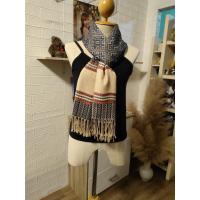 ราคา ผ้าพันคอ scarf คลุมไหล่ ลายไทย เนื้อนิ่มเย็นสบาย นุ่มพิเศษ ผ้าทอ100% ของขวัญของฝาก จากบุรีรัมย์ (24509922298)
