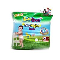 ราคา สินค้าพร้อมส่ง เบบี้เลิฟเขียว เดย์&ไนท์แพ้นท์ XL13ชิ้น 1ห่อ ผ้าอ้อนสำเร็จรูป Babylove (23974463208)