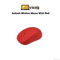 ราคา เมาส์ไร้สาย Anitech Wireless Mouse W221 Red (14946520812)