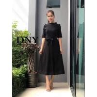 ราคา เดรสยาวสีดำ งานป้ายDNY (1902163923)