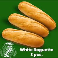 ราคา ขนมปังฝรั่งเศส White Baguette 110g แพค 3ชิ้น ขนมปังฝรั่งเศษ (25118286490)