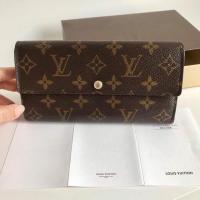 ราคา LV Sarah monogram wallet 10cards มือ2 % (4004246130)
