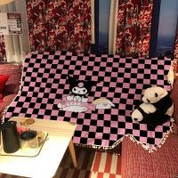 ราคา Kuromi การ์ตูนน่ารักผ้าคลุมโซฟา Sanrio Girls Non-SLIP Four Seasons ผ้าห้องนั่งเล่นโซฟาที่วางแขน (25479717537)