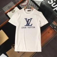 ราคา เสื้อยืดคอกลม แขนสั้น ผ้าฝ้าย พิมพ์ลายป้าย Louis VuittonS-5XL (25929905256)