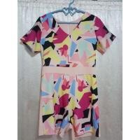 ราคา ส่งฟรี จั้มขาสั้น ก๊อปแบรนด์เพลย์บอย งานซิปหลัง (สีชมพูพีช) (1606788582)