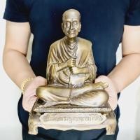 ราคา สมเด็จพระพุฒาจารย์โต พรหมรังษี วัดระฆังโฆสิตาราม คณะ9จัดสร้าง (หน้าตัก5นิ้ว สูง18ซม.)เนื้อทองเหลืองผสมชนวน (14023646585)