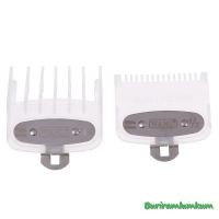 ราคา WAHL ฟันรองปัตตาเลี่ยน 0.5 + 1.5 สีขาว ขาเหล็กล็อคแน่น ฟันรองตัดผม ฟันปัตตาเลี่ยน ใช้ได้กับ WAHL DEBER KEMEI SHUNMEI (20964845721)