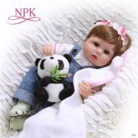 ราคา ☏❁NEW 42CM Baby Reborn Doll 17 Inch Realistic lifelike Newborn Babies Doll Toy For Girls Toddler Blue Eyes Reborn Birthd (10559611608)