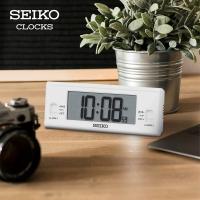 ราคา SEIKO นาฬิกาปลุก ตั้งโต๊ะ รุ่น QHL093W ของแท้ 100% ประกัน 1 ปี (25476390586)