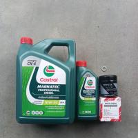 ราคา น้ำมันเครื่องCastrol Magnatec 10w-30+กรองเครื่องวีโก้แท้ (1893339889)