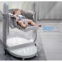 ราคา เก้าอี้ทานข้าวเด็ก มือสอง A'Demain high chair 3in1แบรนด์แท้ปรับเอน ปรับไกว เข็นได้ พร้อมถาด (24413606766)