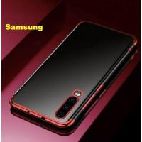 ราคา เคส Samsung A9 / A7 / A6 สำหรับซัมซุง ใสขอบสี กันกระแทก นิ่ม TPU Case (22485453232)