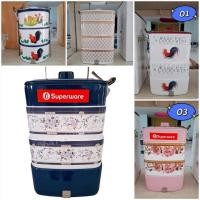 ราคา ปิ่นโตทรงสี่เหลียม 3 ชั้นครึ่ง ปิ่นโตทรงกลม 3 ชั้น (26610619638)