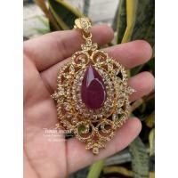 ราคา จี้ทับทิมแท้ ทรงหยดน้ำ (19822338862)