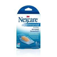 ราคา 3M Nexcare Waterproof bandage 6 pc เน็กซ์แคร์ พลาสเตอร์ฟิล์มใส กันน้ำ (13546686561)