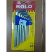 ราคา Solo ประแจหกเหลี่ยม 906 10 ตัวต่อชุด ประแจ Solo โซโล ประแจ หกเหลี่ยม ประแจตัวแอล 10 ชิ้น/ชุด รุ่น 906MM (สีเงิน) (29001557973)